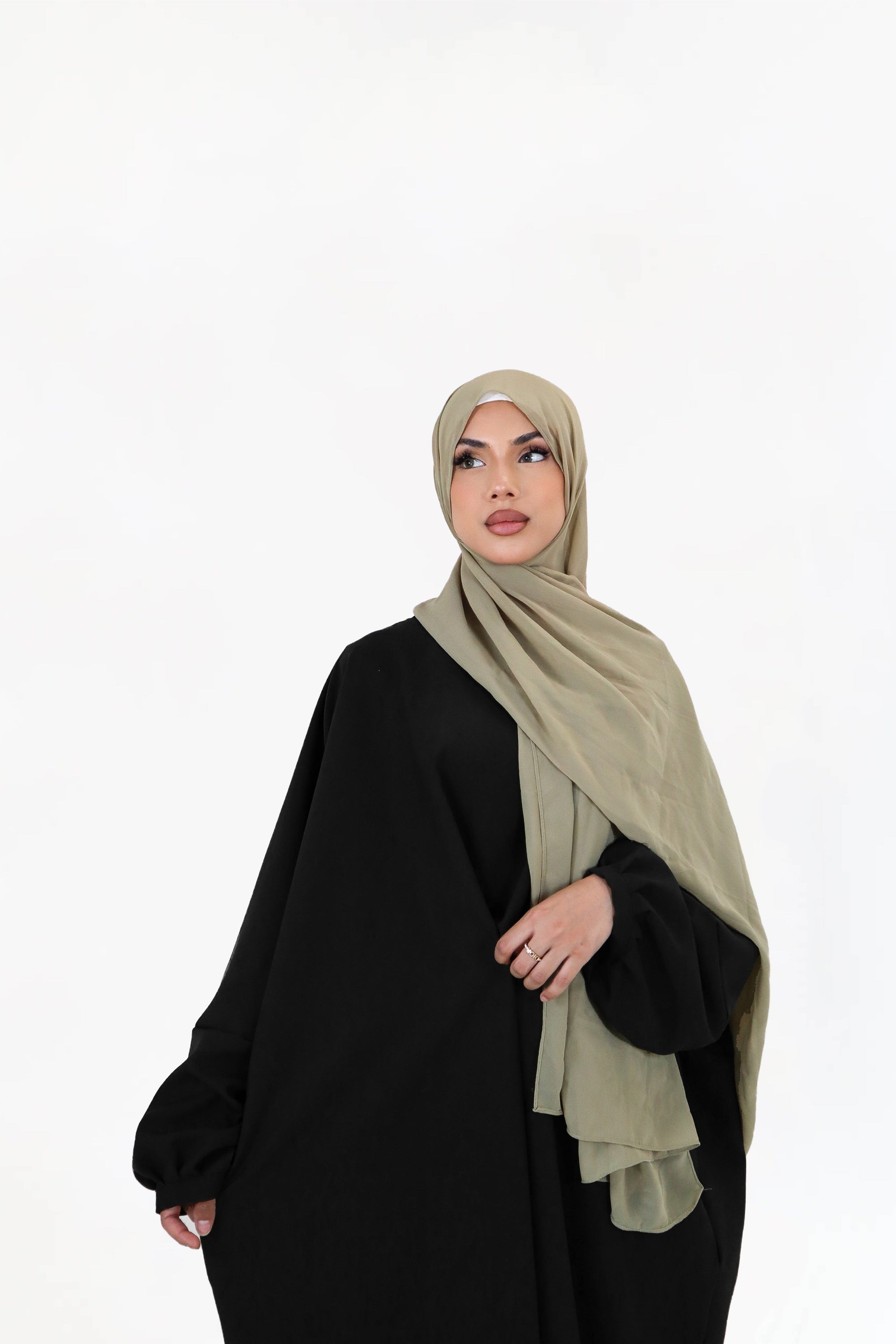 Black Batwing Abaya