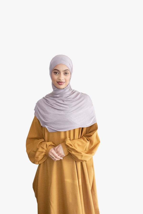 Grizzly Brown Batwing Abaya