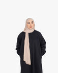 Jet Black Jumper Abaya
