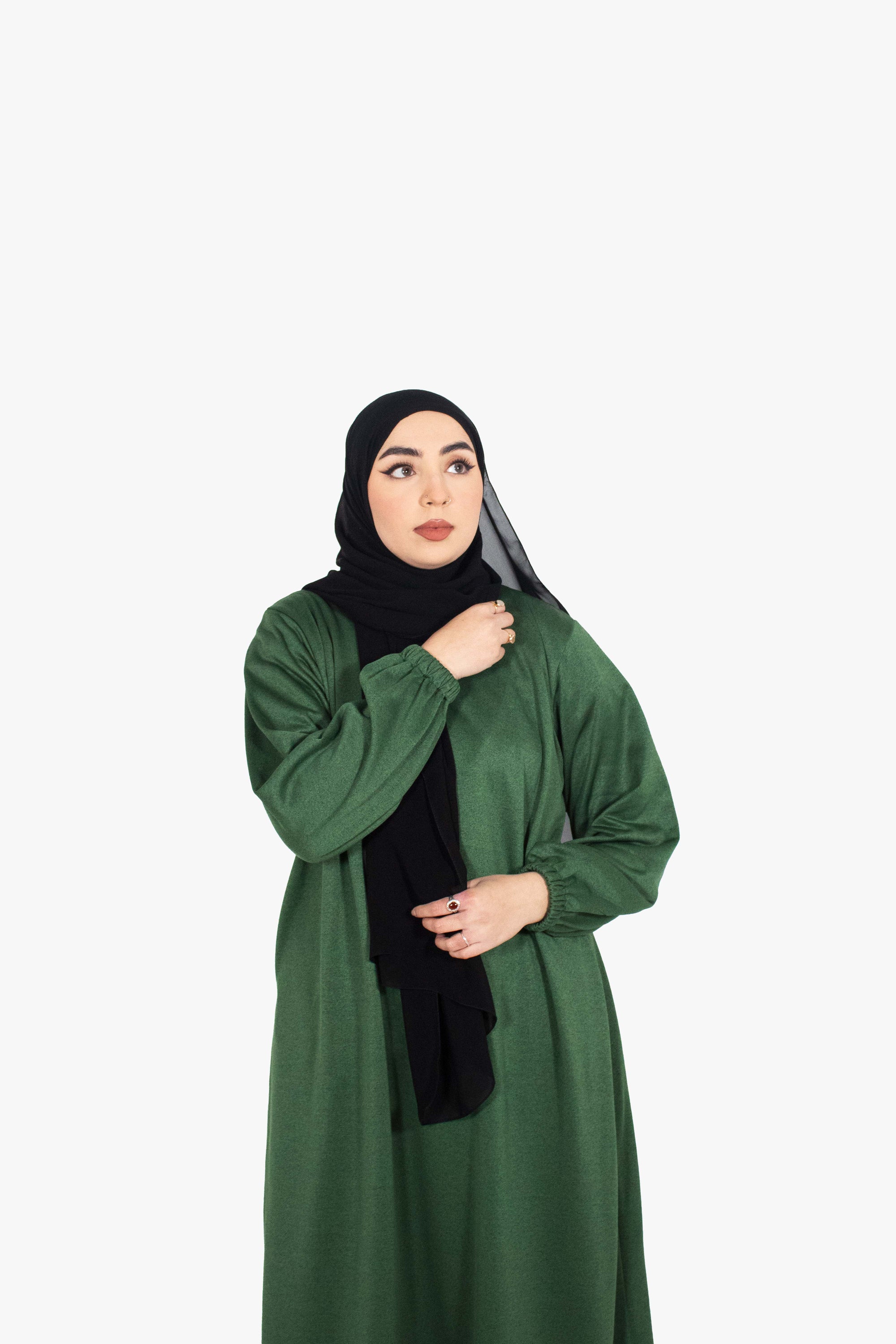 Green Jumper Abaya