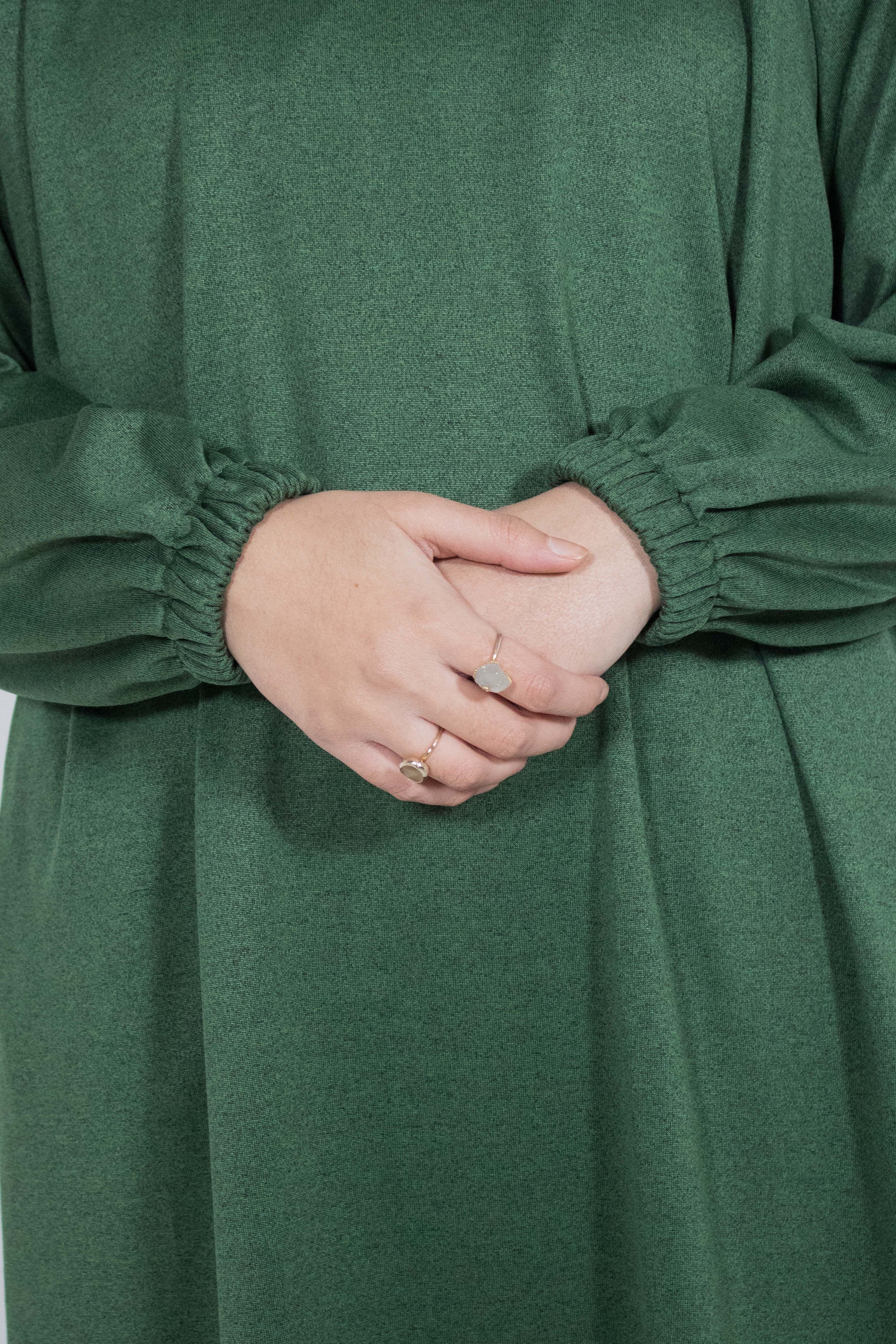 Green Jumper Abaya