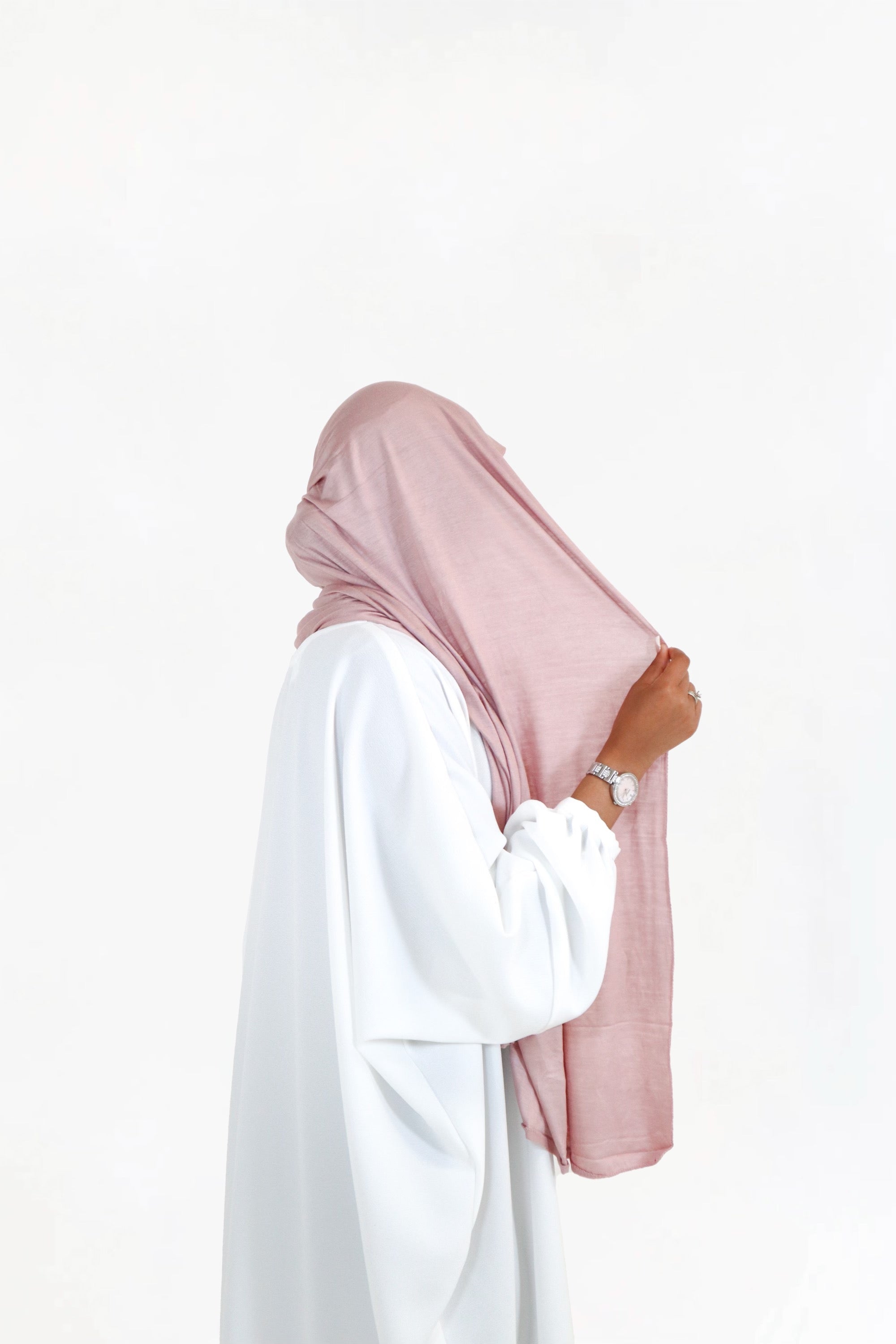 White Batwing Abaya