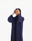 Purple Kimono Open Abaya
