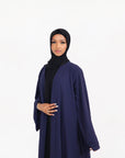 Purple Kimono Open Abaya